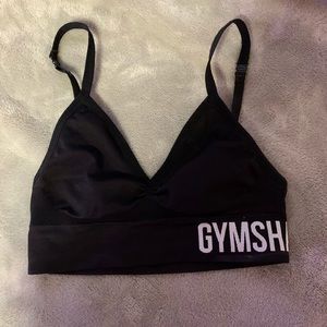 GYMSHARK Black Convertible Bralette
